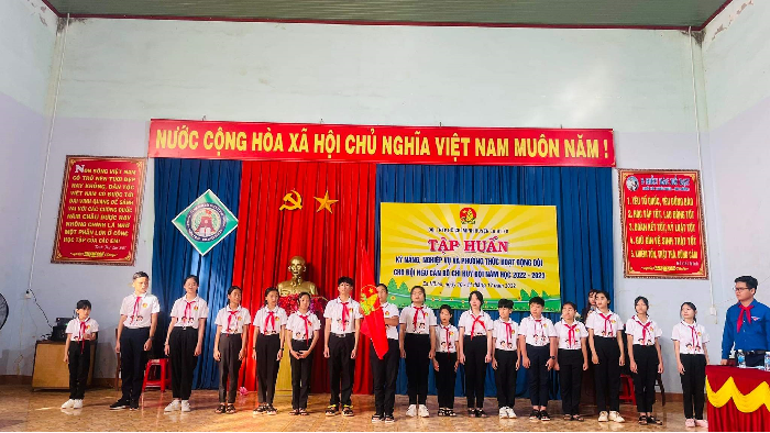 Hội đồng đội huyện Ea H’Leo tổ chức tập huấn cán bộ chỉ huy Đội năm học 2022 – 2023
