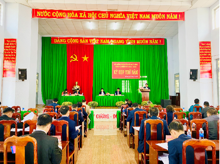 Kỳ họp thứ năm, Hội đồng nhân dân xã Dliê Yang khoá X, nhiệm kỳ 2021-2026