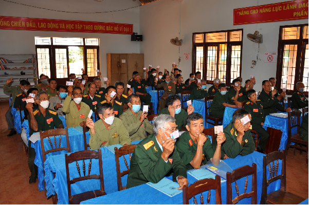 Đại Hội đại biểu hội Cựu chiến binh xã Ea Sol lần thứ VII nhiệm kỳ 2022-2027