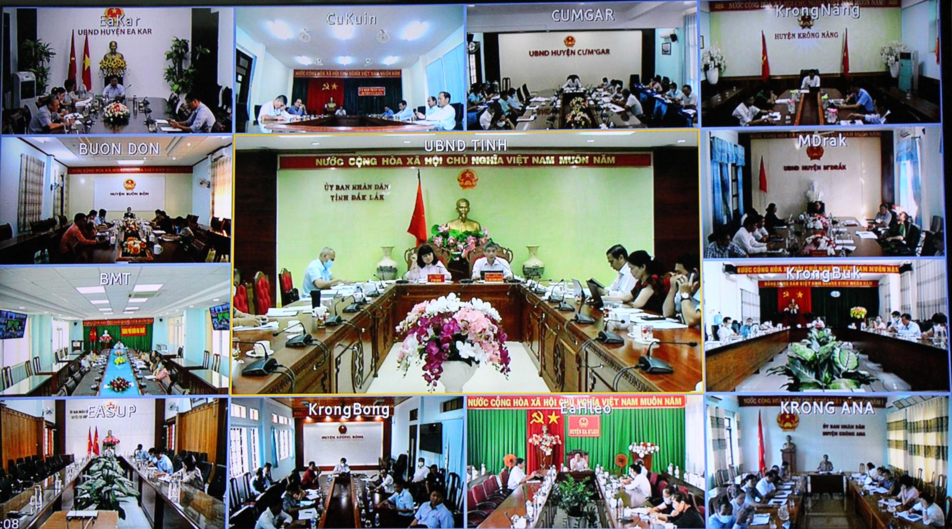 Hội nghị trực tuyến đánh giá tiến độ tiêm vắc xin phòng COVID-19