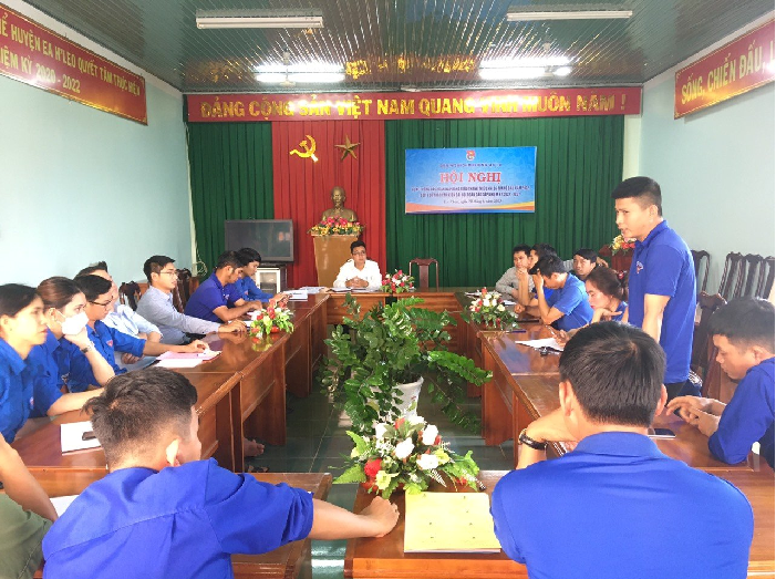 Huyện đoàn Ea H’Leo sơ kết công tác Đoàn và phong trào thanh thiếu nhi 6 tháng đầu năm 2022