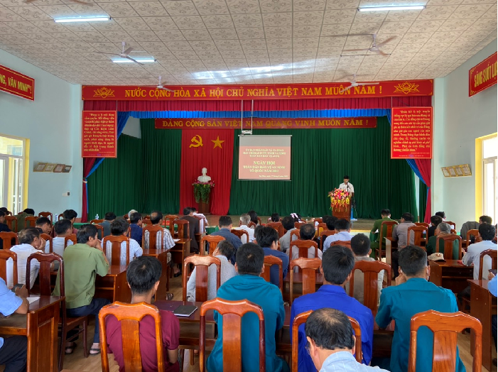 Xã Ea Hiao tổ chức “Ngày hội toàn dân bảo vệ an ninh Tổ quốc năm 2022”