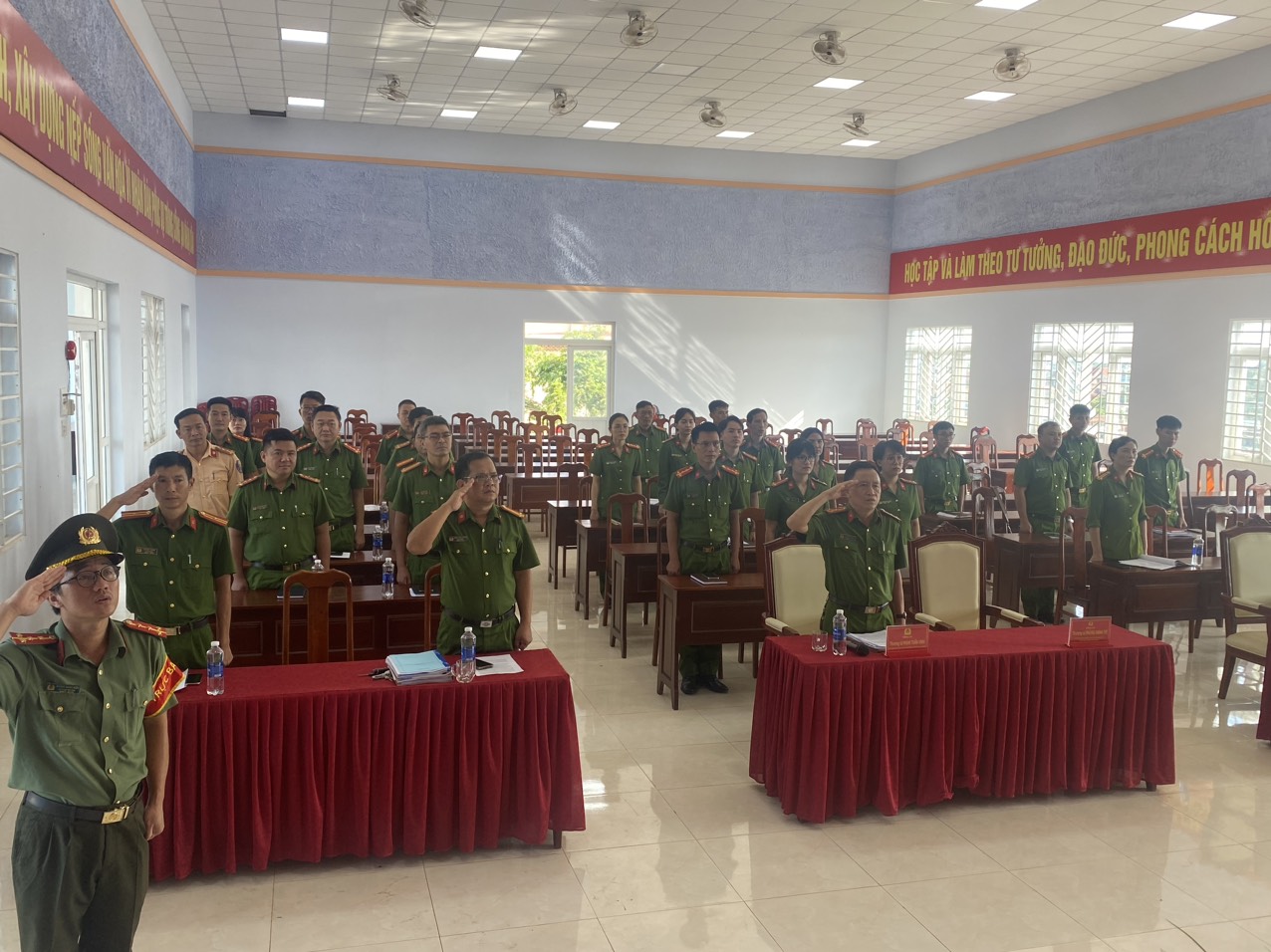 Công an huyện Ea H’Leo tổ chức tập huấn nghiệp vụ Cảnh sát khu vực năm 2024