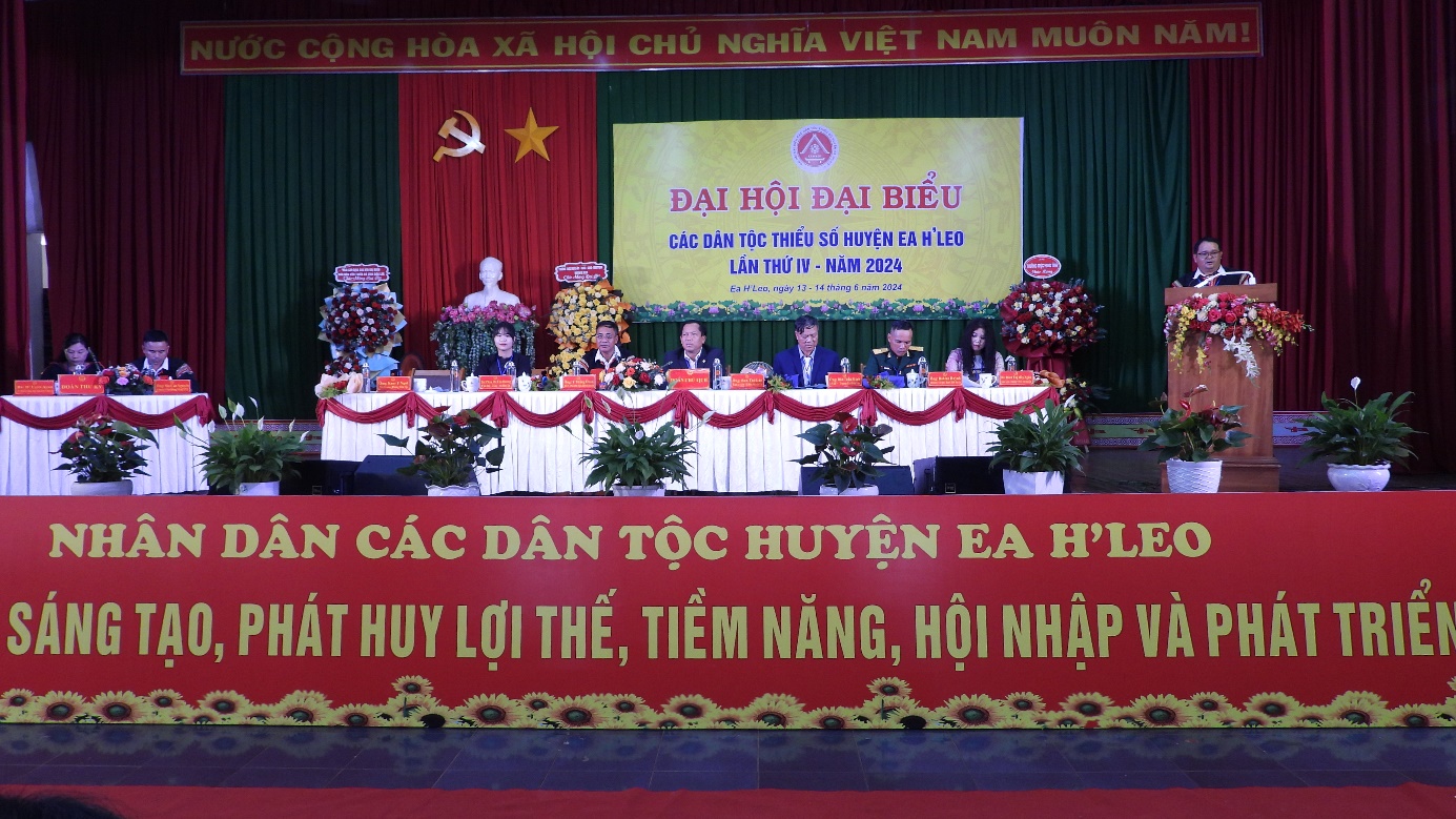 Đại hội đại biểu các dân tộc thiểu số huyện Ea H’Leo lần thứ IV, năm 2024
