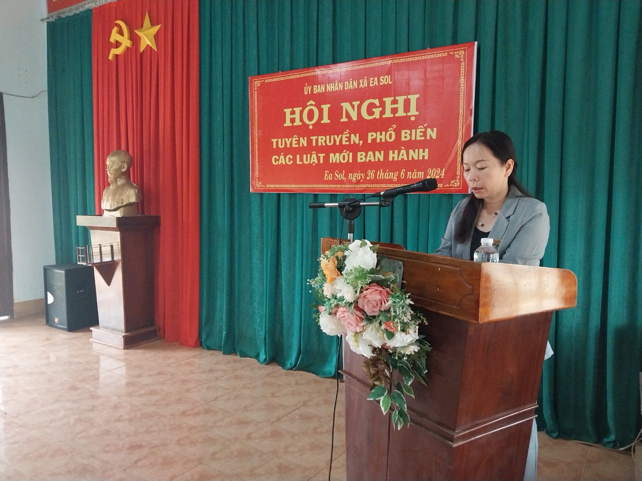 Xã Ea Sol tổ chức tuyên truyền, phổ biến các Luật mới ban hành