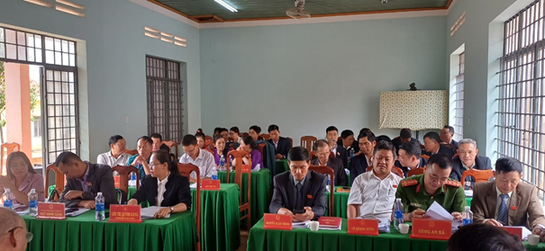 Kỳ họp lần thứ Tám, HĐND xã Ea Hiao khóa X nhiệm kỳ 2021 – 2026