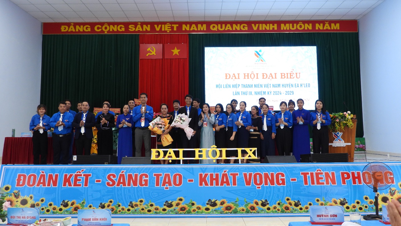 Đại hội đại biểu Hội Liên hiệp Thanh niên Việt Nam huyện Ea H’Leo lần thứ IX, nhiệm kỳ 2024 – 2029