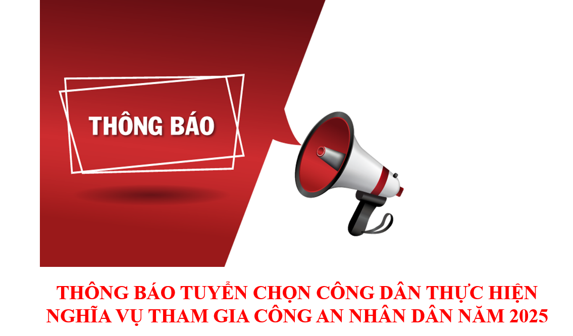 Công an huyện Ea H'Leo thông báo tuyển chọn công dân thực hiện nghĩa vụ tham gia Công an nhân dân năm 2025