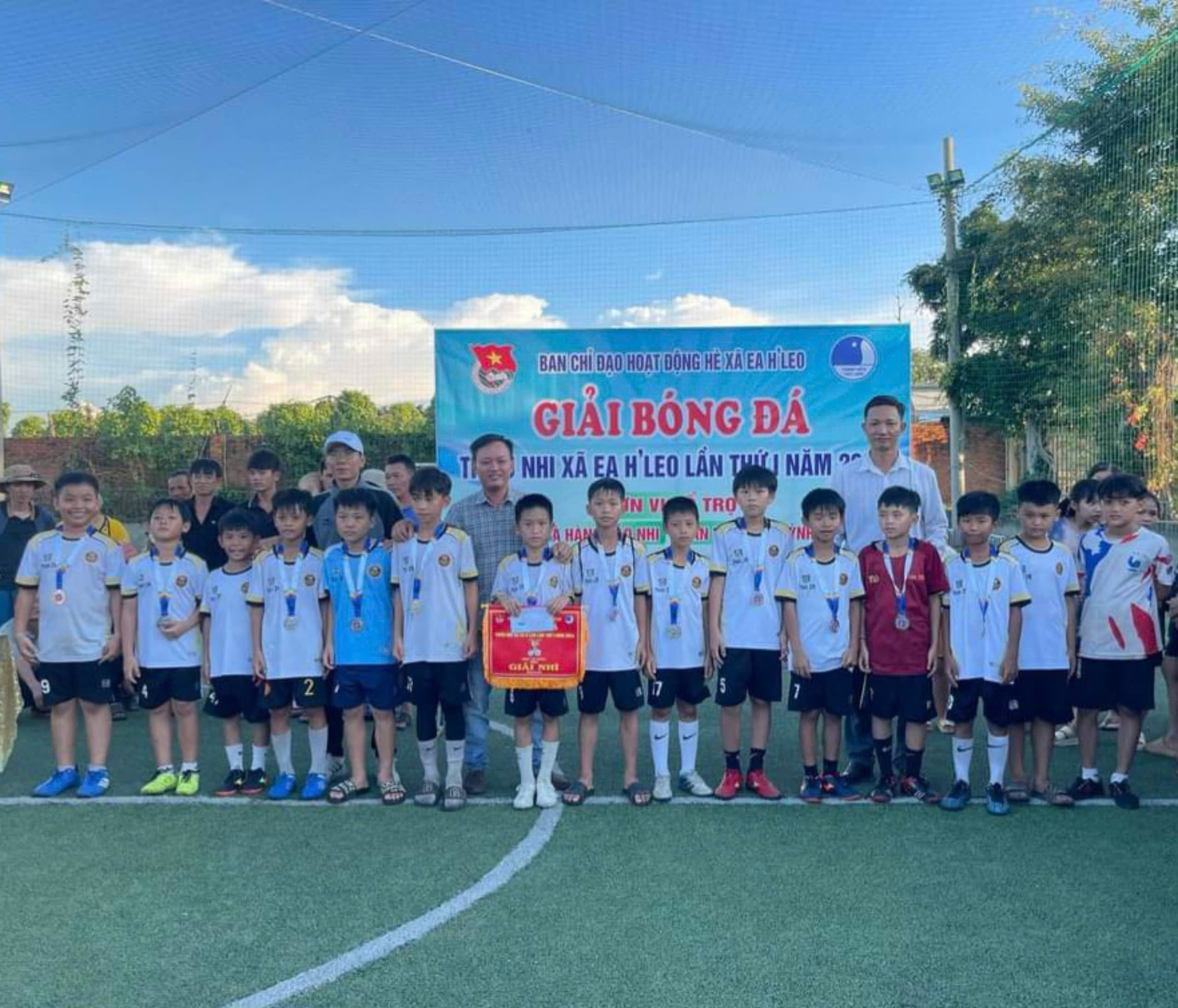 Giải bóng đá thiếu nhi xã Ea H’Leo lần thứ I năm 2024