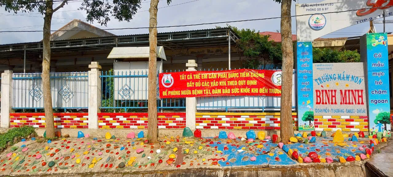 Trường Mầm non Bình Minh sẵn sàng cho năm học mới
