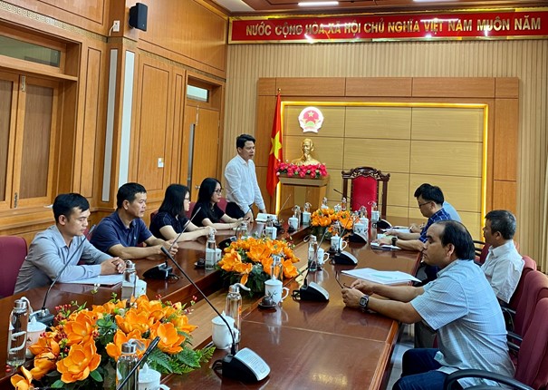 Đoàn công tác của Làng Văn hóa - Du lịch các dân tộc Việt Nam làm việc với UBND huyện Ea H’Leo