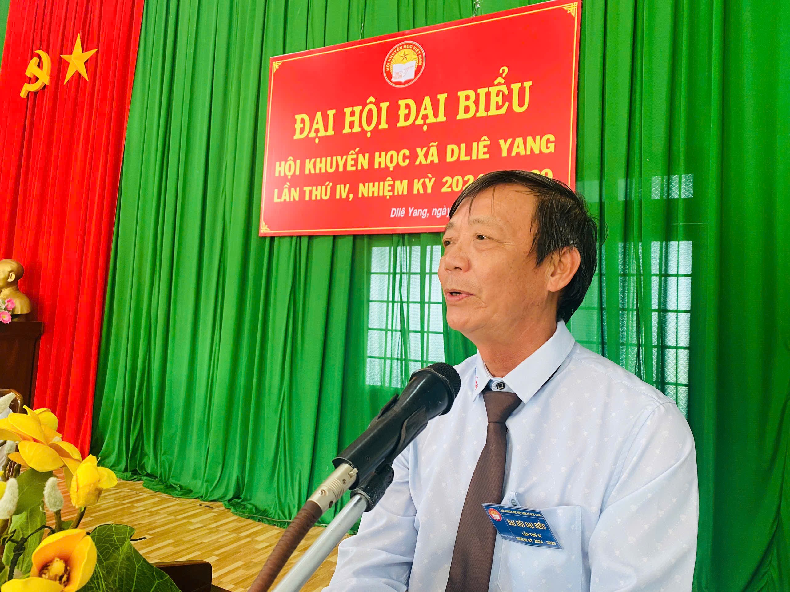 Đại hội đại biểu hội khuyến học xã Dliê Yang lần thứ IV, nhiệm kỳ 2024-2029