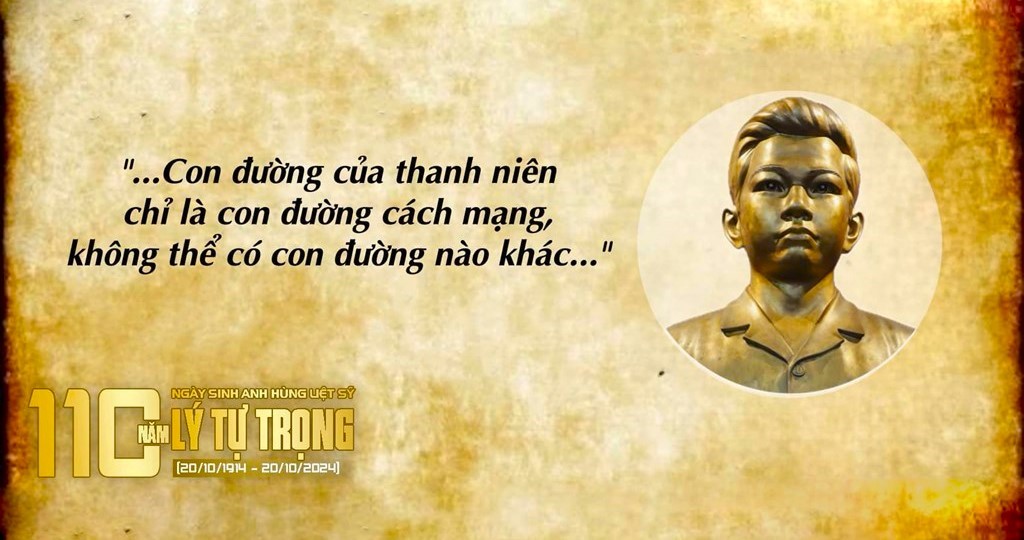 Kỷ niệm 110 năm ngày sinh đồng chí Lý Tự Trọng - Người đoàn viên thanh niên cộng sản đầu tiên (20/10/1914 - 20/10/2024)