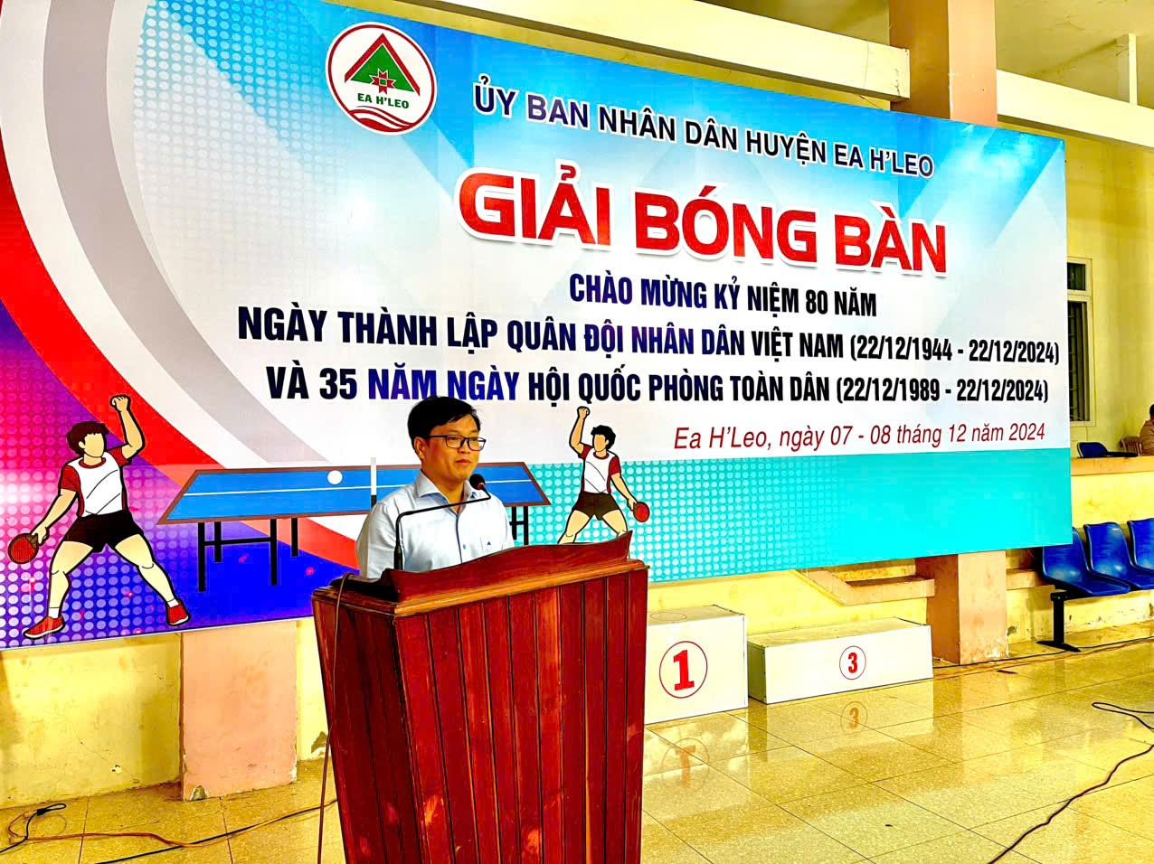 Giải bóng bàn huyện Ea H’Leo năm 2024