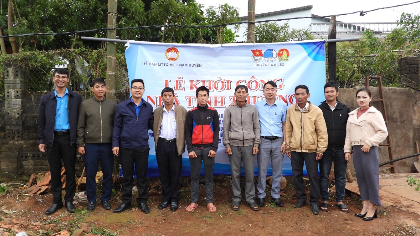 Khởi công xây dựng nhà tình thương cho học sinh Trường Tiểu học Nguyễn Trãi