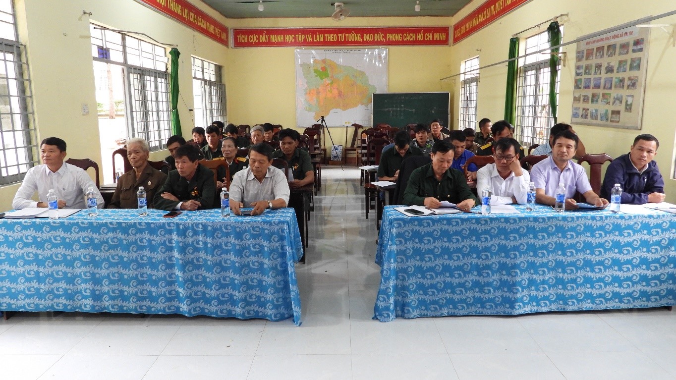 Hội cựu chiến binh xã Ea Tir tổng kết công tác năm 2024