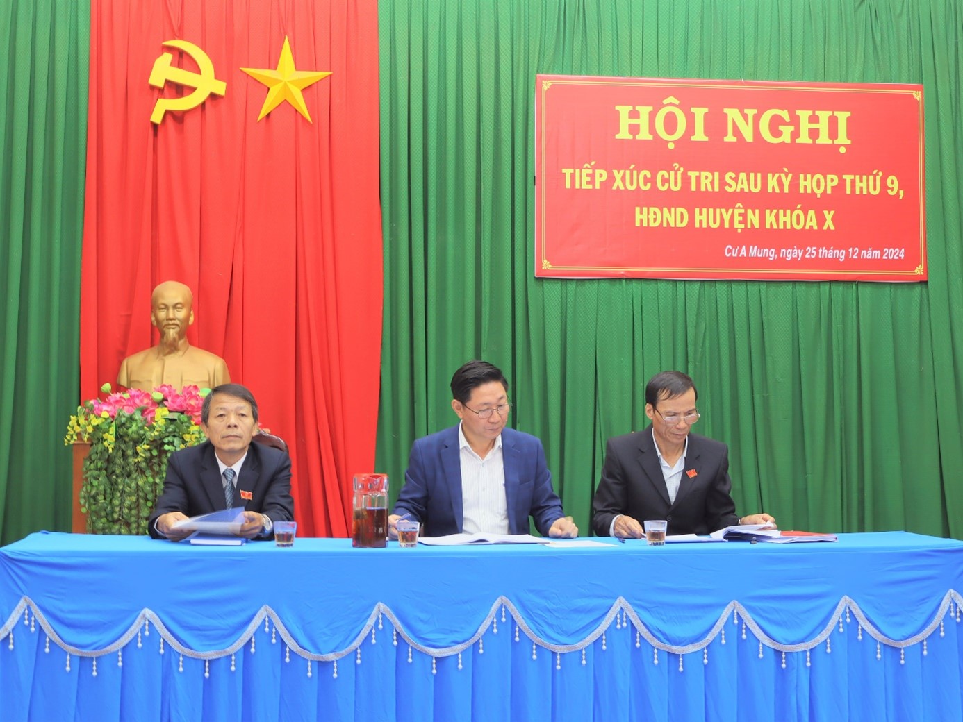 Hội nghị tiếp xúc cử tri sau kỳ họp lần thứ 9 HĐND huyện khóa X, nhiệm kỳ 2021 – 2026