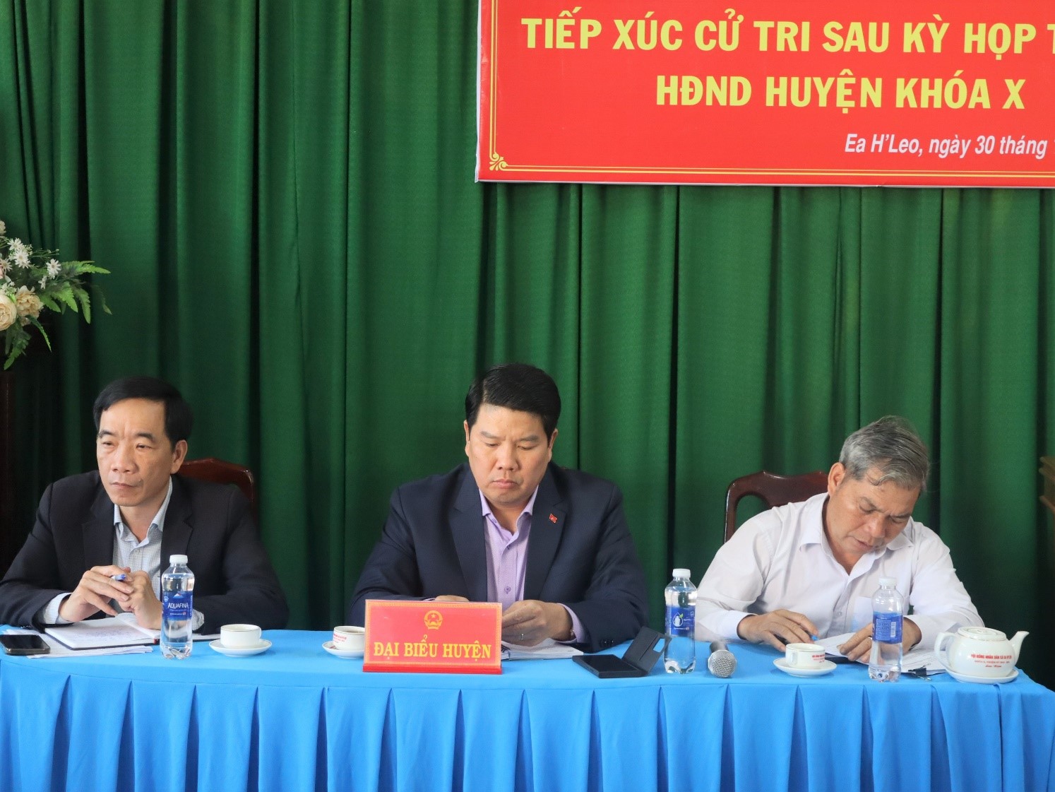 Hội nghị tiếp xúc cử tri sau kỳ họp lần thứ 9 HĐND huyện khóa X, nhiệm kỳ 2021 – 2026