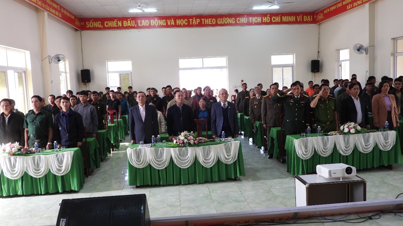 Xã Ea Ral kỷ niệm 80 năm ngày thành lập Quân đội Nhân dân Việt Nam
