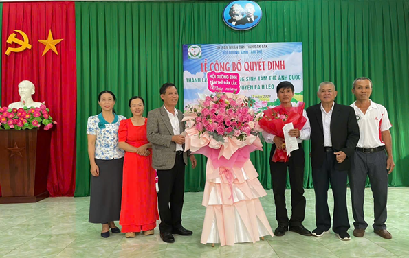 Công bố Quyết định thành lập Chi hội dưỡng sinh tâm thể xã Ea Răl