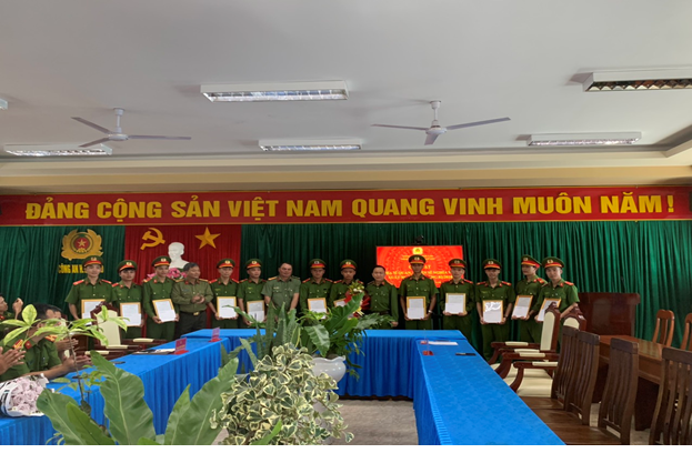 Gặp mặt các chiến sĩ hoàn thành nghĩa vụ tham gia Công an nhân dân