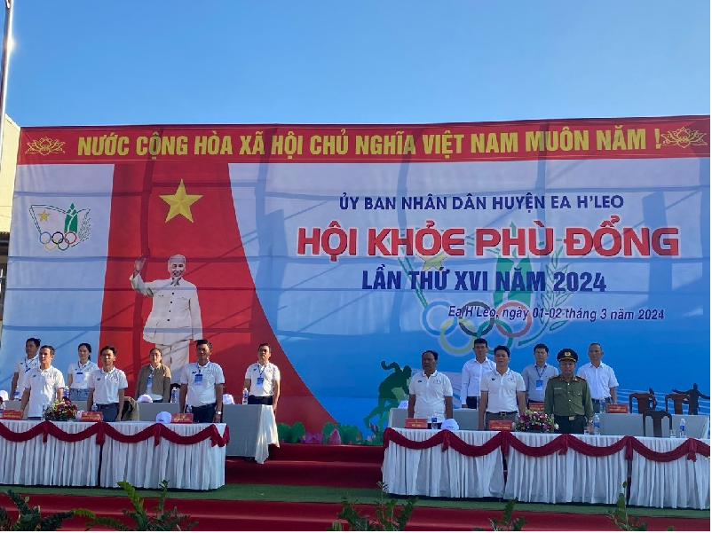 Khai mạc Hội khỏe Phù Đổng Huyện Ea H’Leo lần thứ XVI năm 2024