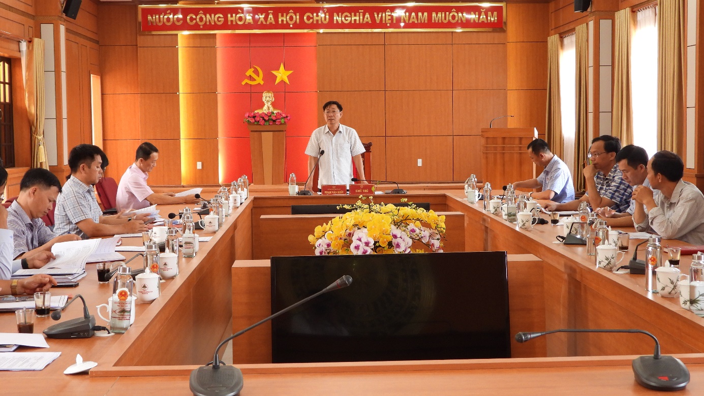Hội nghị sơ kết hoạt động quý I của Ban đại diện Hội đồng quản trị NHCSXH huyện