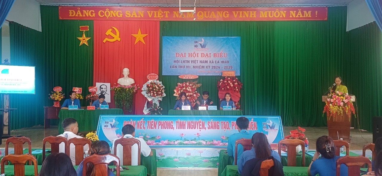 Đại hội Hội Liên hiệp thanh niên Việt Nam xã Ea Hiao lần thứ VII, nhiệm kỳ 2024 – 2029
