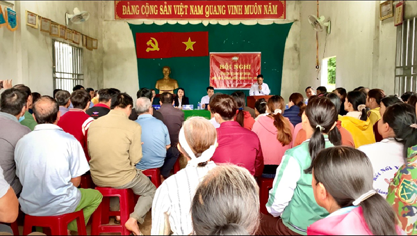 Hội nghị tiếp xúc cử tri sau kỳ họp lần thứ 6 HĐND huyện, HĐND xã Ea Khăl, khoá X, nhiệm kỳ 2021 – 2026.