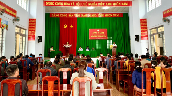 Hội nghị tiếp xúc cử tri xã Dliê Yang, sau kỳ họp lần thứ 6,  HĐND huyện khoá X, nhiệm kỳ 2021 – 2026.