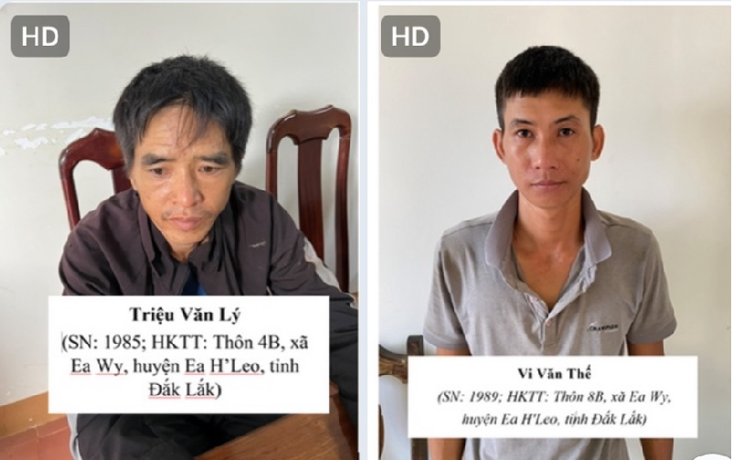Công an huyện Ea H’leo bắt giữ 02 đối tượng tàng trữ, mua bán trái phép chất ma túy