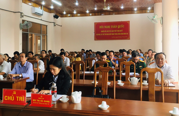 Hội nghị trực tuyến toàn quốc nghiên cứu, học tập, quán triệt Nghị quyết Hội nghị lần thứ 8 Ban chấp hành Trung ương Đảng khóa XIII	   