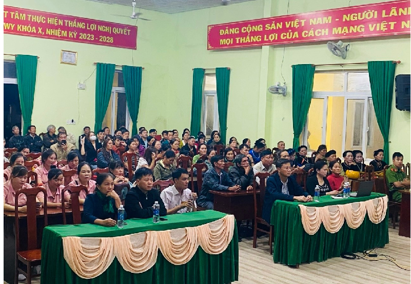 Phát động quần chúng tại xã Ea Wy