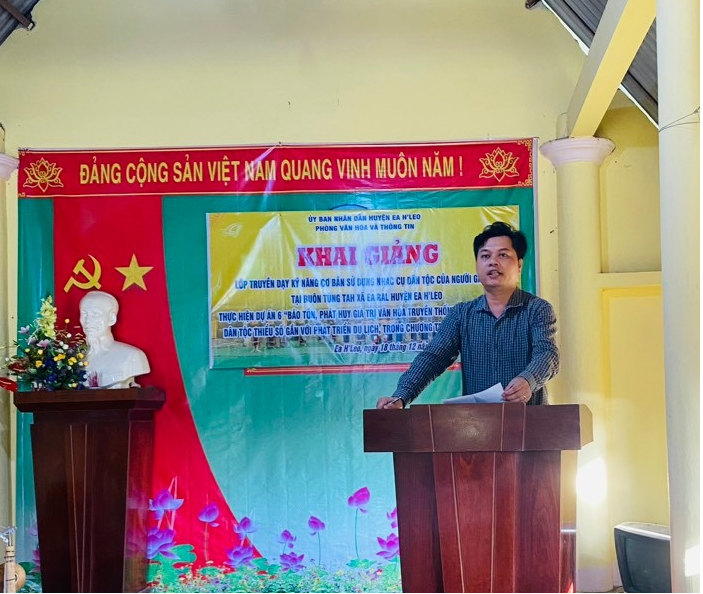 Tiếp tục thực hiện tốt công tác bảo tồn và phát huy giá trị văn hóa truyền thống của đồng bào dân tộc thiểu số trên địa bàn huyện