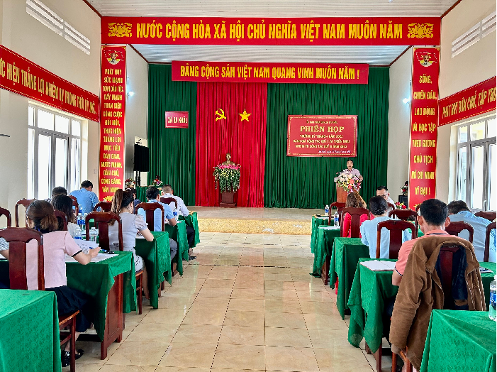 UBND xã Ea Khăl sơ kết đánh giá công tác quý I năm 2023