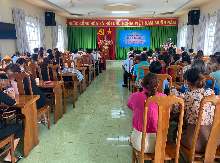 Liên đoàn Lao động huyện sơ kết công tác 6 tháng đầu năm và triển khai phương hướng, nhiệm vụ trọng tâm 6 tháng cuối năm 2023