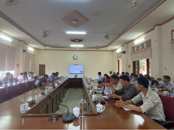 Hội nghị trực tuyến phổ biến, quán triệt các Luật mới ban hành 