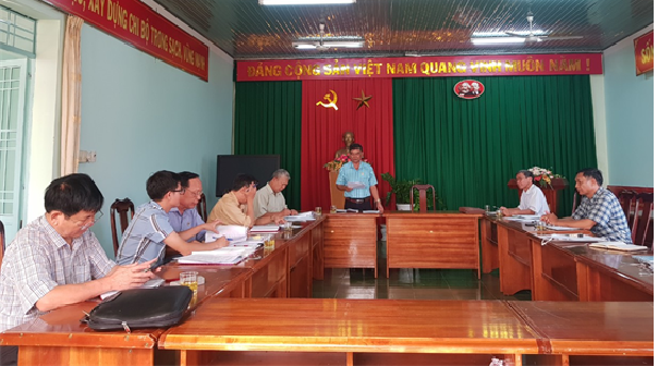 Hội cựu chiến binh tỉnh Đắk Lắk kiểm tra công tác tại Huyện hội Ea H’leo