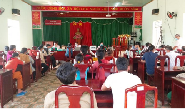 Tổng dư nợ phòng giao dịch Ngân hàng chính sách xã hội huyện Ea H’leo đến  ngày 28/8 đạt gần 433 tỷ đồng