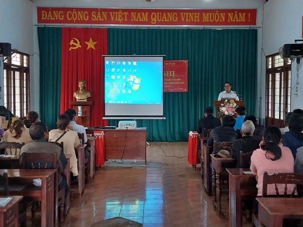Hội nghị tuyên truyền giảm thiểu tình trạng tảo hôn và hôn nhân cận huyết thống ở xã Ea Sol