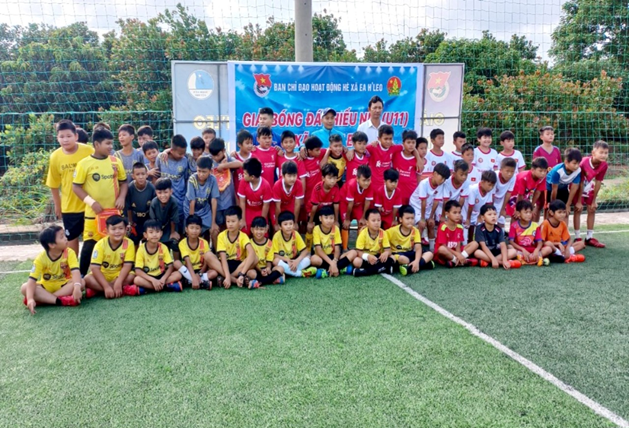 Giải bóng đá thiếu nhi U11 xã Ea H’Leo năm 2023