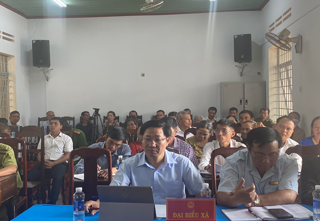 Hội nghị tiếp xúc cử tri xã Ea H’Leo sau kỳ họp thứ sáu, HĐND huyện khóa X, nhiệm kỳ 2021-2026