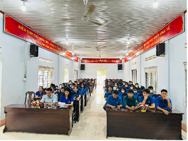 Đoàn TNCS Hồ Chí Minh Thị trấn Ea Drăng tổ chức Hội nghị sơ kết chương trình công tác đoàn và phong trào thanh thiếu nhi 6 tháng đầu năm 2023