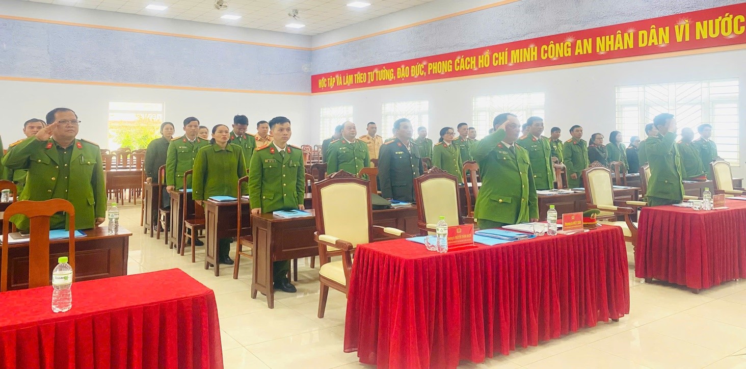 Đảng bộ Công an huyện Ea H’Leo tổng kết công tác năm 2024