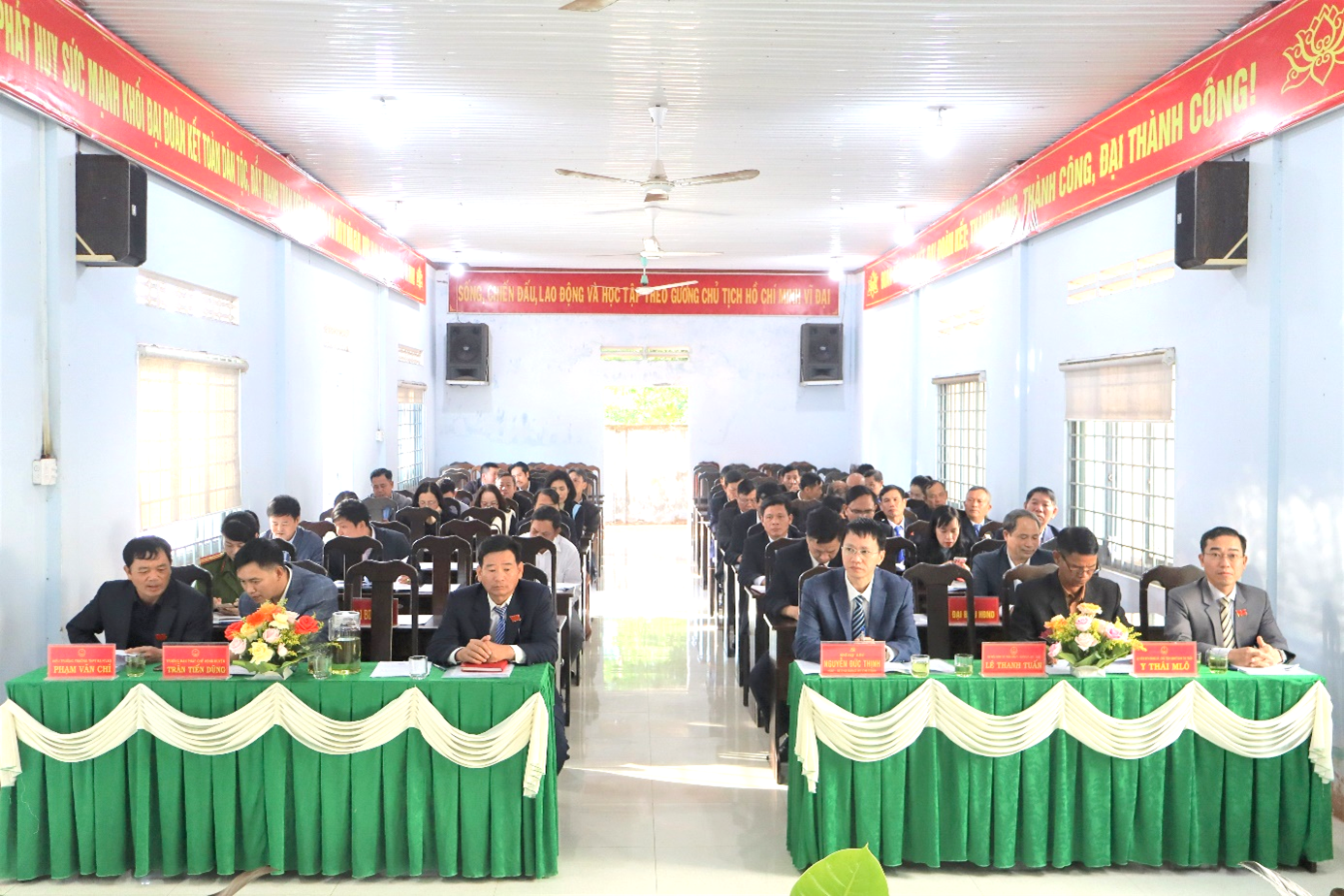 Kỳ họp thứ chín HĐND thị trấn khoá V, nhiệm kỳ 2021-2026