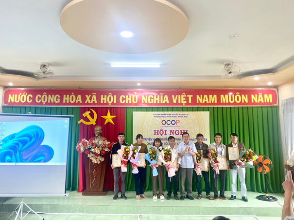 Hội nghị tập huấn, tuyên truyền và hướng dẫn quy trình triển khai thực hiện chương trình mỗi xã một sản phẩm (ocop)