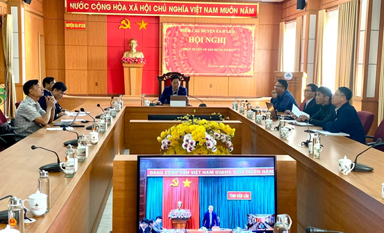 Hội nghị trực tuyến về xây dựng cơ bản