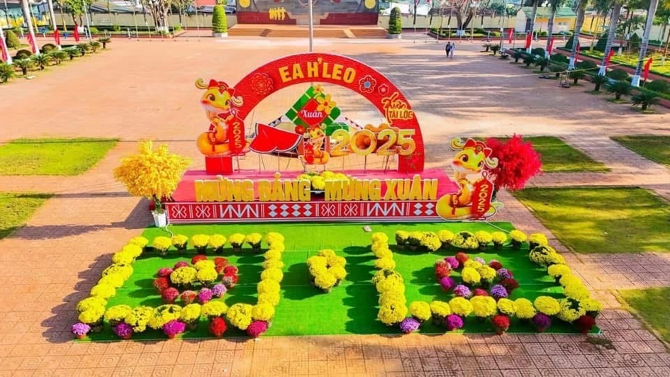 Rộn ràng không khí đón Tết Nguyên đán tại huyện Ea H’Leo
