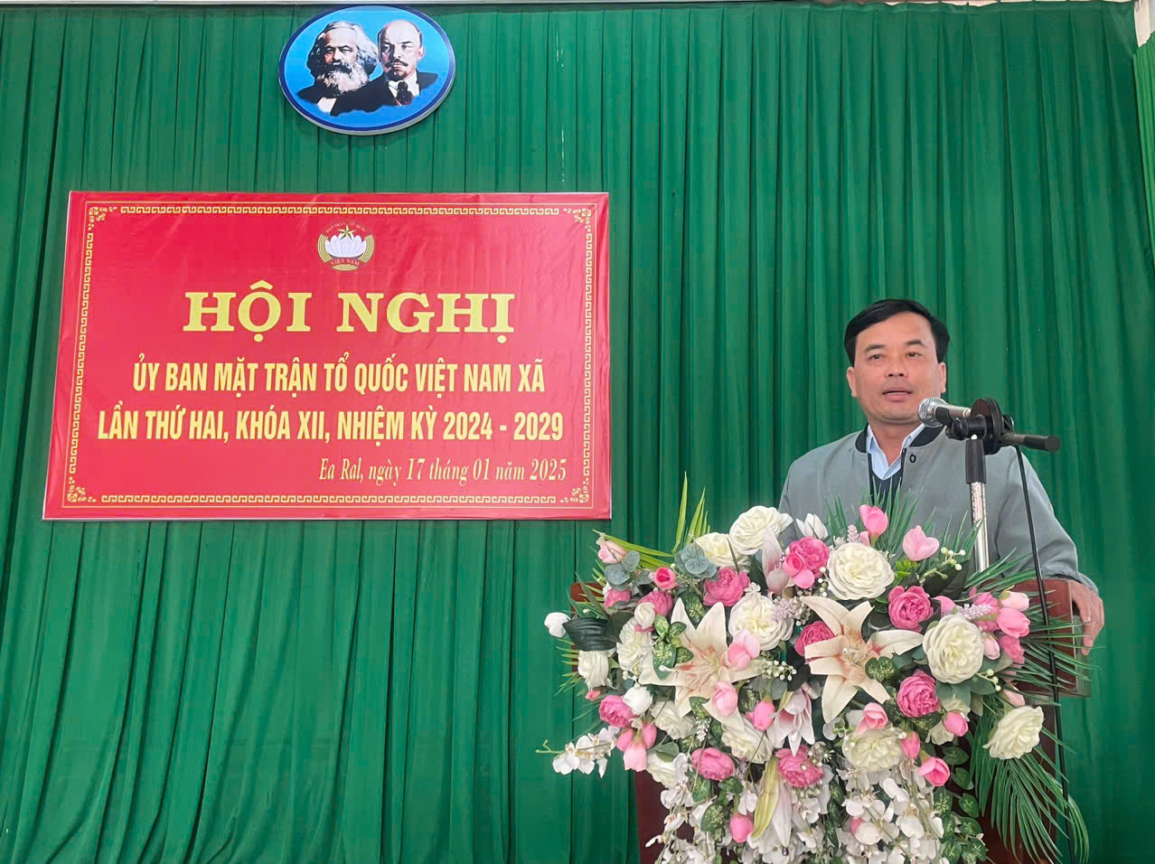 UBMTTQ Việt Nam xã Ea Răl tổng kết công tác năm 2024, triển khai nhiệm vụ năm 2025