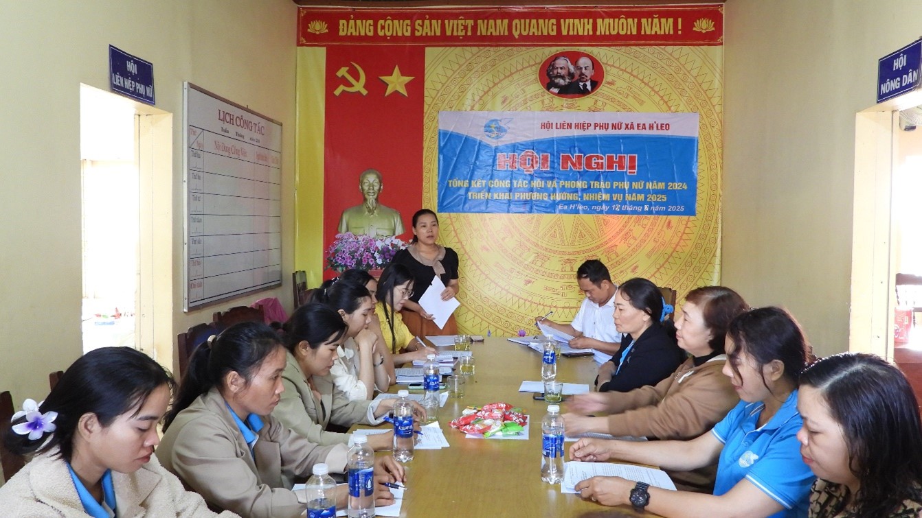 Bầu bổ sung chức danh Phó Chủ tịch Hội liên hiệp Phụ nữ xã Ea H’Leo